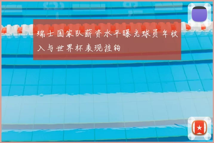 瑞士国家队薪资水平曝光球员年收入与世界杯表现挂钩
