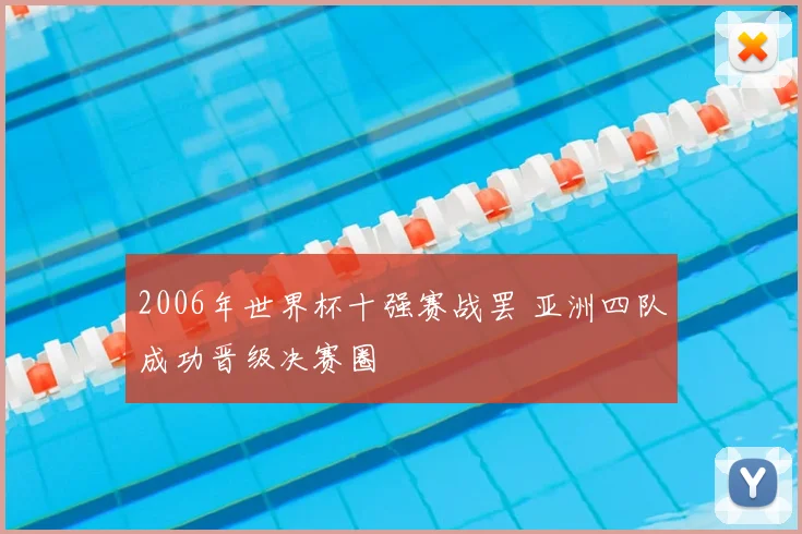 2006年世界杯十强赛战罢 亚洲四队成功晋级决赛圈